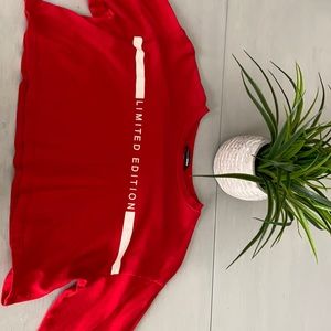 Red Limited Edition Crop Top